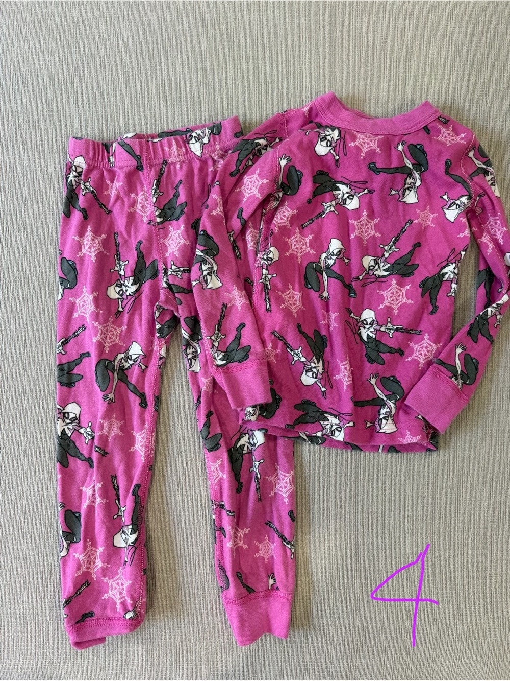Hanna anderson ghost spider pajama set size 4T